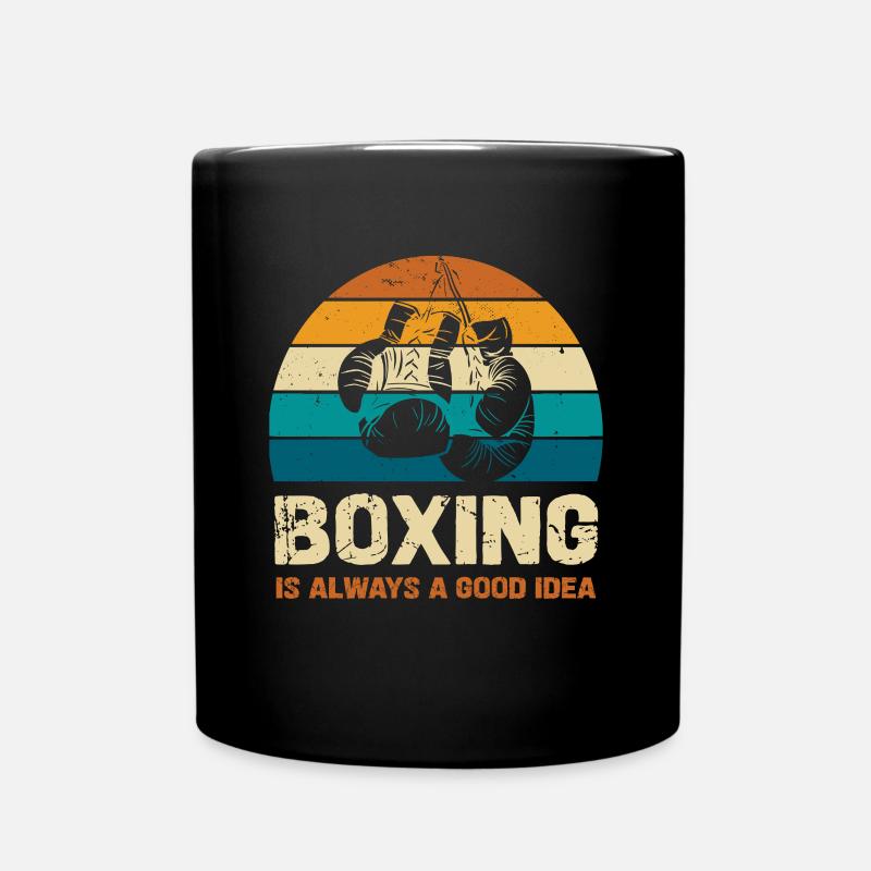 Boxen Ist Immer Eine Gute Idee - Tasse einfarbig - Schwarz