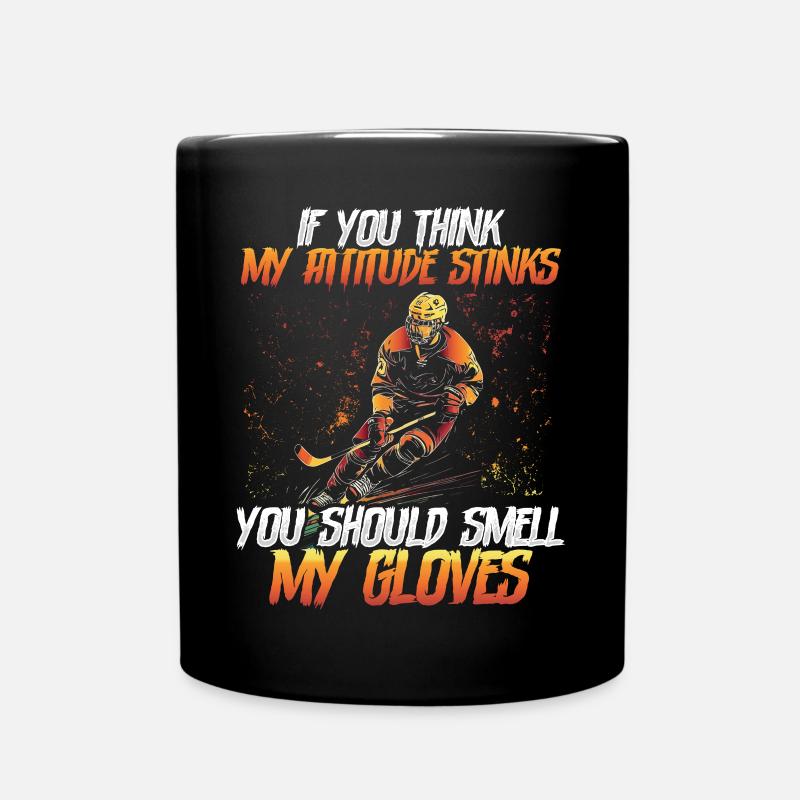 Eishockey Spieler Eishockey Geschenk - Tasse einfarbig - Schwarz
