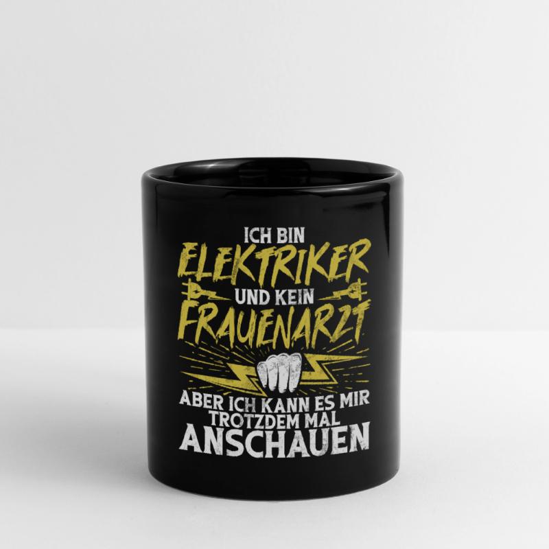 Electronics Technician Electrics Profession Volt Electrical Engineering Full Colour Mug