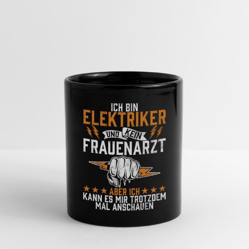 Electronics Technician Electrics Profession Volt Electrical Engineering Full Colour Mug