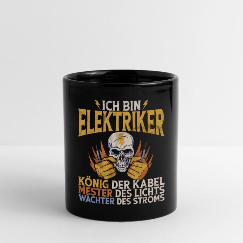 Electronics Technician Electrics Profession Volt Electrical Engineering Full Colour Mug