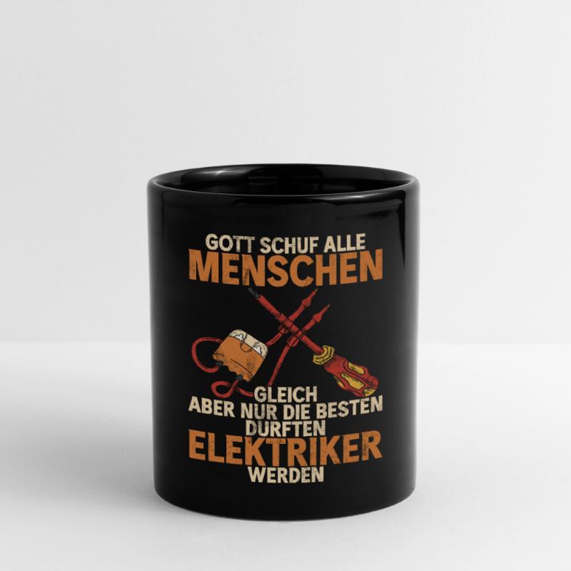 Electronics Technician Electrics Profession Volt Electrical Engineering Full Colour Mug