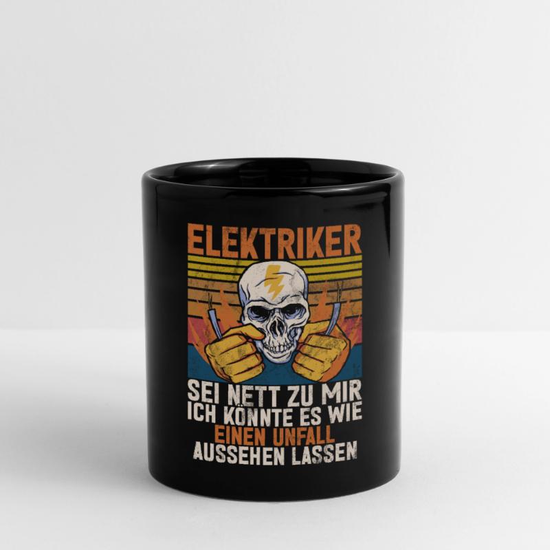 Electronics Technician Electrics Profession Volt Electrical Engineering Full Colour Mug
