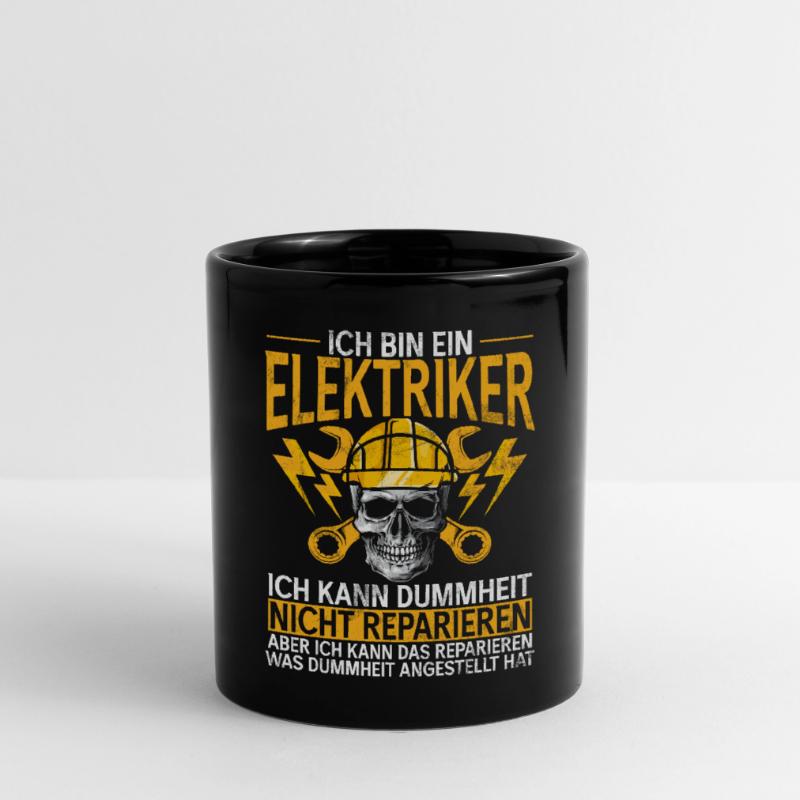 Electronics Technician Electrics Profession Volt Electrical Engineering Full Colour Mug