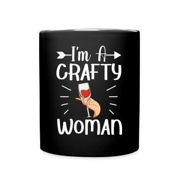 Lustiges Craft Beer Hopfen Hausgebräu Ich bin eine - Tasse einfarbig - Schwarz - Vorne
