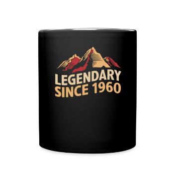 Légendaire depuis 1960 Wanderer Mountain Vintage - Mug uni - noir - Devant