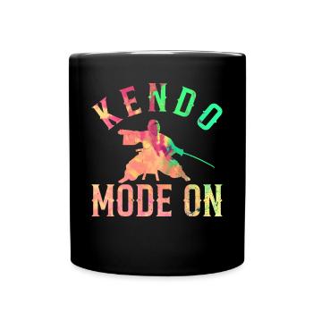 Mode Kendo activé - Kendo Fighter Kendo Wrestler - Mug uni - noir - Devant