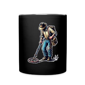 Détecteur de métaux de sonde - Mug uni - noir - Devant