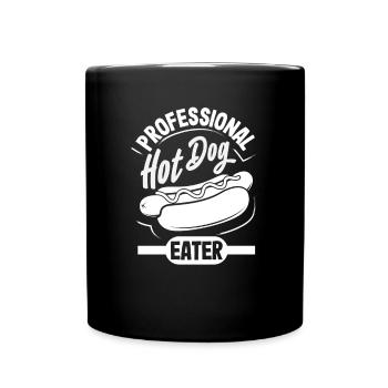 Mangeur de hot-dogs professionnel - Mug uni - noir - Devant