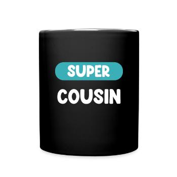super cousin cadeau cousin cadeau cousin - Mug uni - noir - Devant