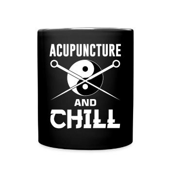Chi Qi Ying Yang Traditional Chinese Medicine - Full Colour Mug - black - Front