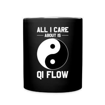 Chi Qi Ying Yang Traditional Chinese Medicine - Full Colour Mug - black - Front