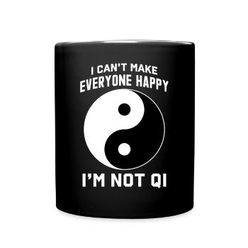 Chi Qi Ying Yang Traditional Chinese Medicine - Full Colour Mug - black - Front