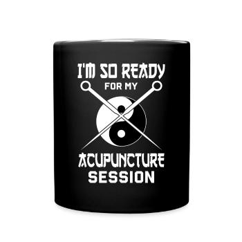 Chi Qi Ying Yang Traditional Chinese Medicine - Full Colour Mug - black - Front