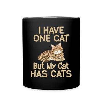 Cat Rescue Gifts - Tasse einfarbig - Schwarz - Vorne