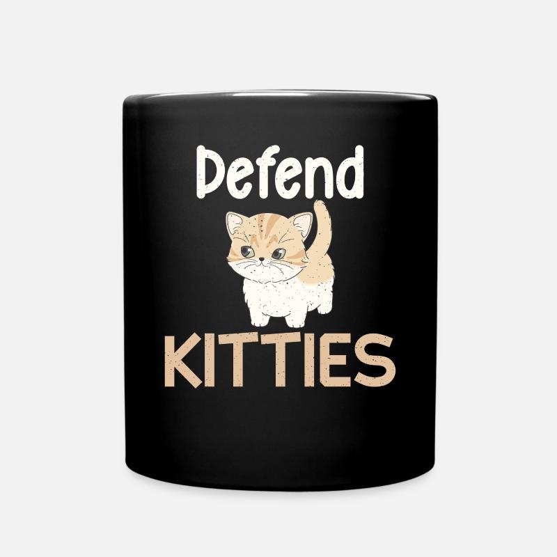 Cat Rescue Gifts - Tasse einfarbig - Schwarz