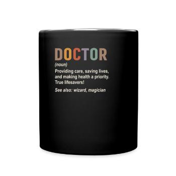 Doctor - Full Colour Mug - black - Front