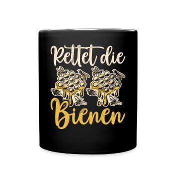 Beekeepers Bees Honey Nature Bee Whispers Beekeeping - Full Colour Mug - black - Front