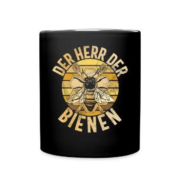 Beekeepers Bees Honey Nature Bee Whispers Beekeeping - Full Colour Mug - black - Front