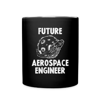 Future Aerospace Engineer - Full Colour Mug - black - Front