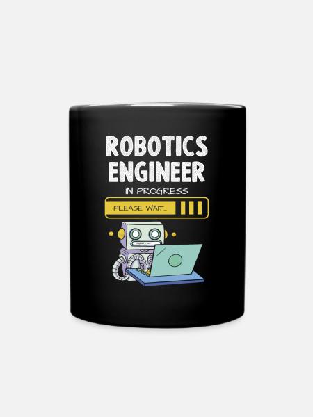 Ingénieur en robotique En cours Veuillez patienter - Mug uni - noir