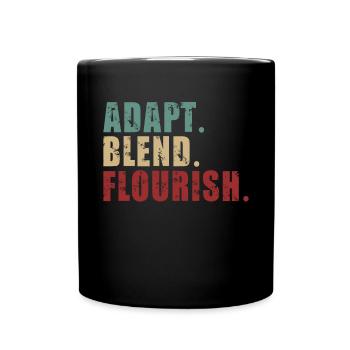 Chameleon Gifts - Tasse einfarbig - Schwarz - Vorne
