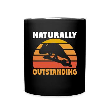 Chameleon Gifts - Tasse einfarbig - Schwarz - Vorne