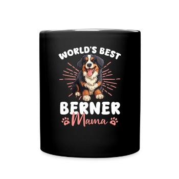 Bernese Mountain Dog Dog Bernese Mama - Full Colour Mug - black - Front