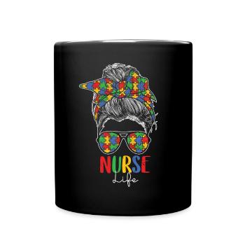 Autisme - Mug uni - noir - Devant
