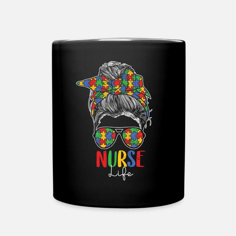 Autismus - Tasse einfarbig - Schwarz