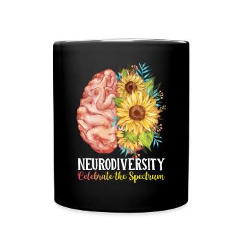 Journée de sensibilisation à l’autisme Cadeau autiste - Mug uni - noir - Devant