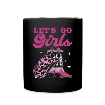 Hen bachelorette party bride - Full Colour Mug - black - Front