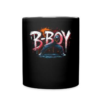 B-Boy Breakdance Hip Hop Dance Danseuse Breakdance - Mug uni - noir - Devant