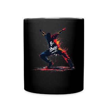 B-Boy Breakdance Hip Hop Dance Danseuse Breakdance - Mug uni - noir - Devant