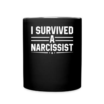 Funny Divorce Divorced Feminist I Have - Full Colour Mug - black - Front