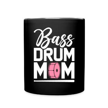 Grosse Caisse Maman Schlagzeuger Batteur Maman Batterie - Mug uni - noir - Devant