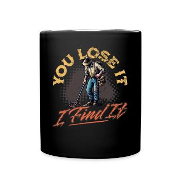 Détecteur de métaux de sonde - Mug uni - noir - Devant