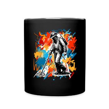 Détecteur de métaux de sonde - Mug uni - noir - Devant