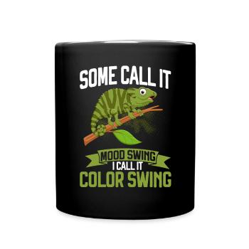 Chameleon Gifts - Tasse einfarbig - Schwarz - Vorne