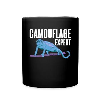 Chameleon Gifts - Tasse einfarbig - Schwarz - Vorne