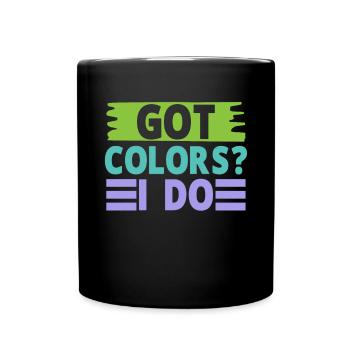 Cadeaux Caméléon - Mug uni - noir - Devant