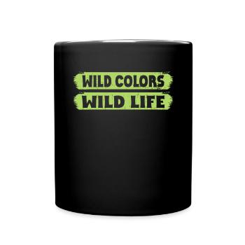Chameleon Gifts - Tasse einfarbig - Schwarz - Vorne
