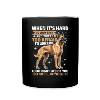 Belgian Malinois Lover Dog Owner - Full Colour Mug - black - Front