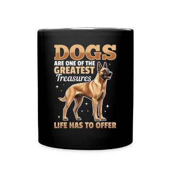 Belgian Malinois Lover Dog Owner - Full Colour Mug - black - Front