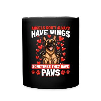 Belgian Malinois Lover Dog Owner - Full Colour Mug - black - Front