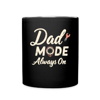 Mode de papa toujours sur drôle papa disant pères - Mug uni - noir - Devant