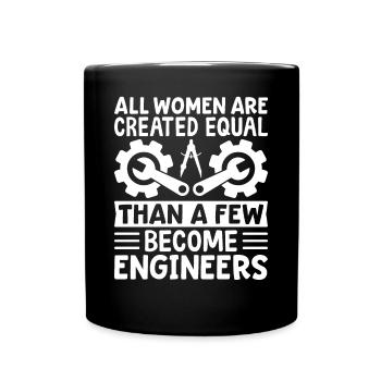 Les femmes deviennent ingénieures Elèves ingénieurs Liebha - Mug uni - noir - Devant