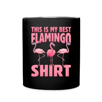 C’est ma meilleure chemise de flamant rose - Pink Flamingo - Mug uni - noir - Devant