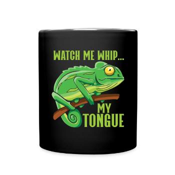 Chameleon Gifts - Tasse einfarbig - Schwarz - Vorne