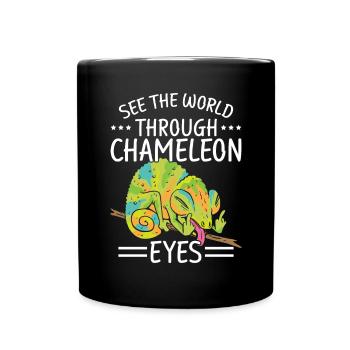 Chameleon Gifts - Full Colour Mug - black - Front